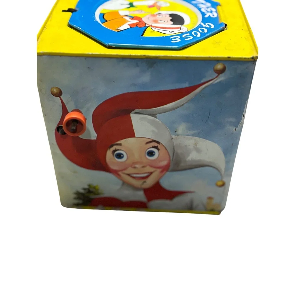 Vintage Mother Goose Tin Litho Jack in the Box Classic Toy Decor‎ by Ray Quigley
